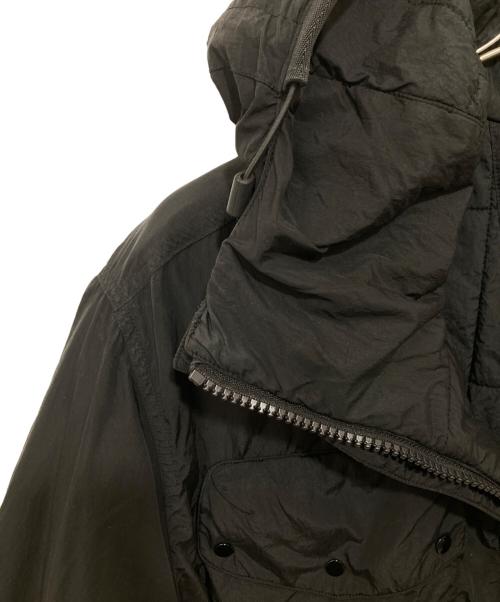 C.P COMPANY（シーピーカンパニー）C.P COMPANY (シーピーカンパニー) Chrome-R Hooded Goggle Jacket 19CMOW010A-005904G ジップアップ ゴーグル ミディアムジャケット クロームアール ブラック サイズ:Mの古着・服飾アイテム