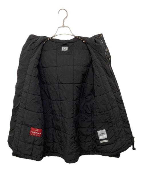 C.P COMPANY（シーピーカンパニー）C.P COMPANY (シーピーカンパニー) Chrome-R Hooded Goggle Jacket 19CMOW010A-005904G ジップアップ ゴーグル ミディアムジャケット クロームアール ブラック サイズ:Mの古着・服飾アイテム