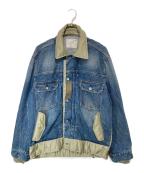 sacaiサカイ）の古着「Denim x Nylon Twill Blouson」｜インディゴ