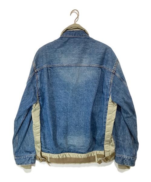 sacai（サカイ）sacai (サカイ) Denim x Nylon Twill Blouson インディゴ サイズ:3の古着・服飾アイテム