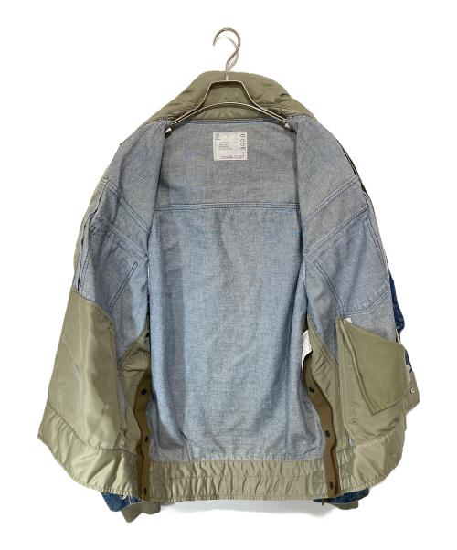 sacai（サカイ）sacai (サカイ) Denim x Nylon Twill Blouson インディゴ サイズ:3の古着・服飾アイテム
