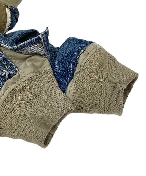 sacai（サカイ）sacai (サカイ) Denim x Nylon Twill Blouson インディゴ サイズ:3の古着・服飾アイテム