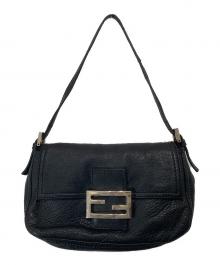 FENDI（フェンディ）の古着「ミニ マンマバケット マンマバケットショルダーバッグ 8BR180」｜ブラック