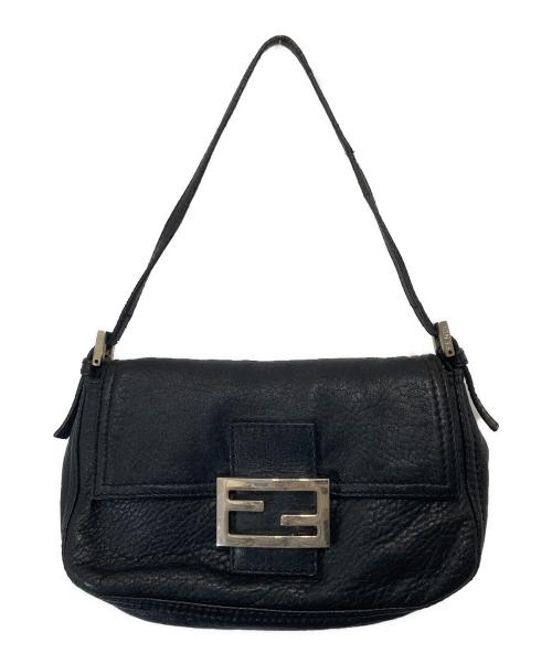 FENDI（フェンディ）FENDI (フェンディ) ミニ マンマバケット マンマバケットショルダーバッグ 8BR180 ブラックの古着・服飾アイテム