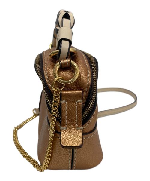 Chloe（クロエ）Chloe (クロエ) MINI DARIA ショルダーバッグ　CHC20WS362C6227S ブラウンの古着・服飾アイテム