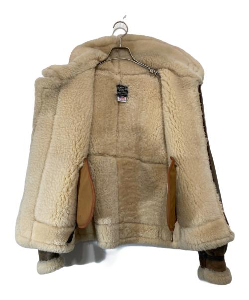 AVIREX（アヴィレックス）AVIREX (アヴィレックス) B-9 ムートンフライトジャケット ブラウン サイズ:36の古着・服飾アイテム