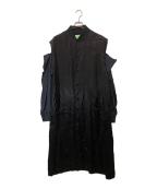 CDGシーディージー）の古着「CDGスタッフコート　18SS　BREAKING NEWSコレクション　OA-C001　」｜ブラック
