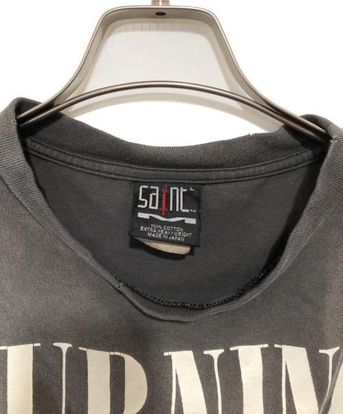 SAINT MICHAEL（セントマイケル）SAINT MICHAEL (セントマイケル) LS TEE BURNING　23SS　エルエスティーバーニング SM-S23-0000-031  グレー サイズ:Lの古着・服飾アイテム