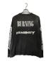 SAINT MICHAEL (セントマイケル) LS TEE BURNING　23SS　エルエスティーバーニング SM-S23-0000-031  グレー サイズ:L：23000円