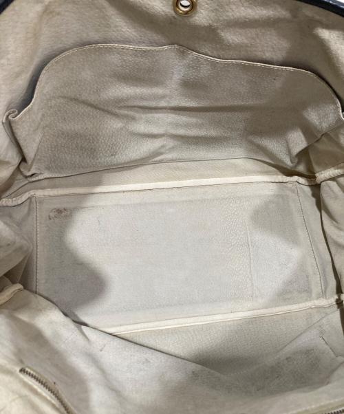 cisei（シセイ）cisei (シセイ) レザートートバッグ ネイビーの古着・服飾アイテム