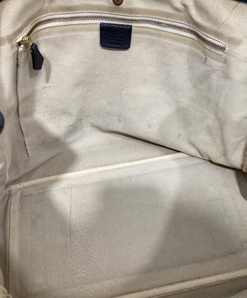 cisei（シセイ）cisei (シセイ) レザートートバッグ ネイビーの古着・服飾アイテム