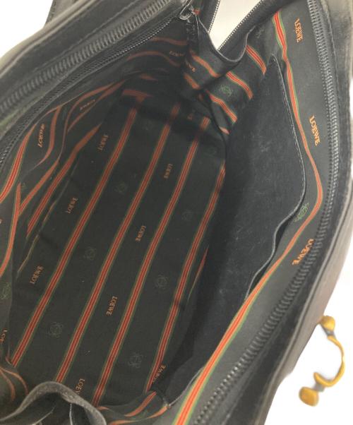 LOEWE（ロエベ）LOEWE (ロエベ) アナグラムハンドバッグ ブラックの古着・服飾アイテム