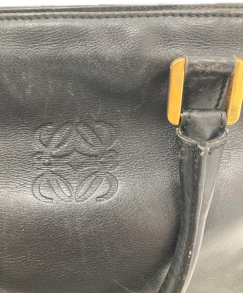 LOEWE（ロエベ）LOEWE (ロエベ) アナグラムハンドバッグ ブラックの古着・服飾アイテム