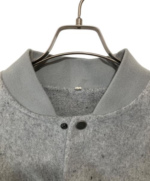 MUJI LABO（ムジラボ）MUJI LABO (ムジラボ) 再生カシミヤ混スタジアムジャンパー グレー サイズ:Mの古着・服飾アイテム