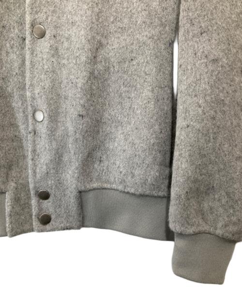 MUJI LABO（ムジラボ）MUJI LABO (ムジラボ) 再生カシミヤ混スタジアムジャンパー グレー サイズ:Mの古着・服飾アイテム