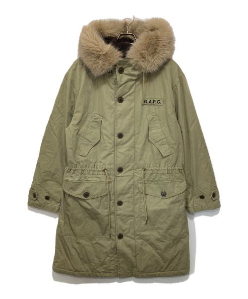 GAP（ギャップ）GAP (ギャップ) A.P.C. (アーペーセー) Oversized Sherpa-Lined Parka カーキ サイズ:Mの古着・服飾アイテム