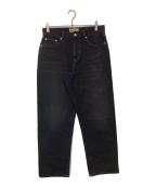 stussyステューシー）の古着「Big Ol' Jean Vintage Wash Denim　ビッグオルジーンヴィンテージウォッシュデニム　116689」｜ブラック