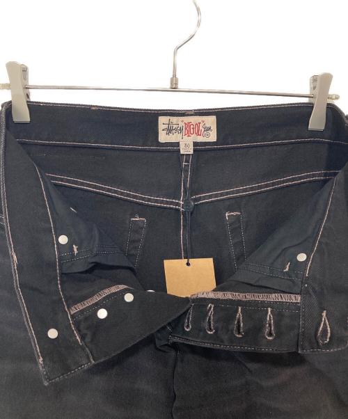 stussy（ステューシー）stussy (ステューシー) Big Ol' Jean Vintage Wash Denim　ビッグオルジーンヴィンテージウォッシュデニム　116689 ブラック サイズ:30の古着・服飾アイテム