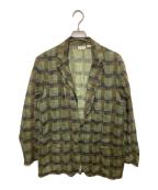 DRIES VAN NOTEN×LEN LYEドリスヴァンノッテン×レン・ライ）の古着「21SS リネンジャケット」｜グリーン