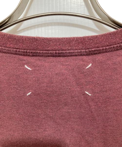 Maison Margiela（メゾンマルジェラ）Maison Margiela (メゾンマルジェラ) エルボ-パッチクルーネックスウェット レッド サイズ:44の古着・服飾アイテム