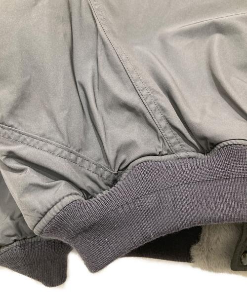 beautiful people（ビューティフルピープル）beautiful people (ビューティフルピープル) fur×taffeta B-15 blouson　ファータフタビー15ブルゾン グレー サイズ:34の古着・服飾アイテム