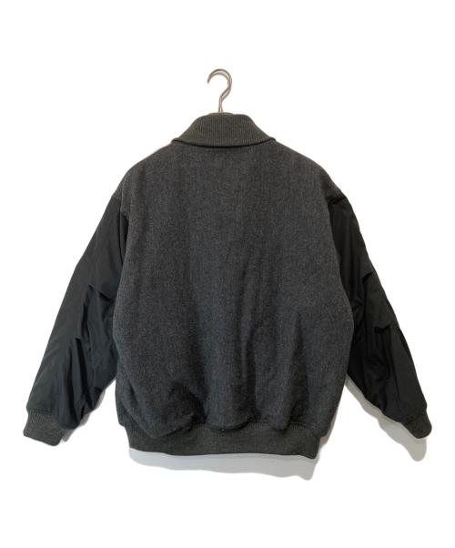 THE NORTH FACE（ザ ノース フェイス）THE NORTH FACE (ザ ノース フェイス) Herringbone Tweed Varsity Jacket　ヘリンボーンツイードバーシティジャケット　NY2261N グレー サイズ:Mの古着・服飾アイテム