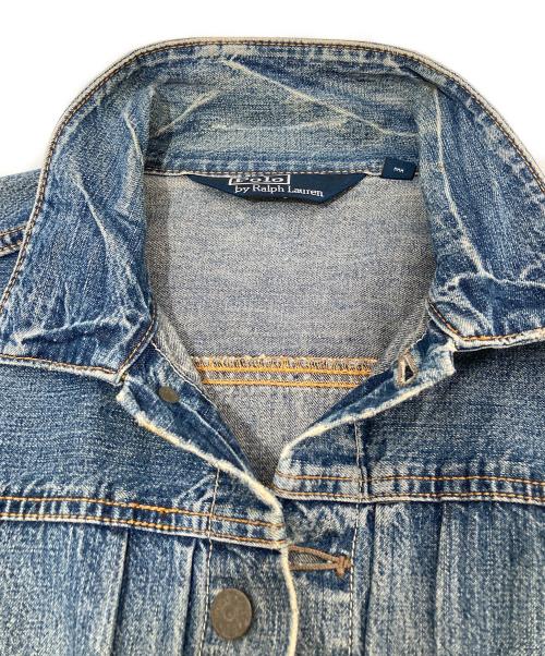 POLO RALPH LAUREN（ポロ・ラルフローレン）POLO RALPH LAUREN (ポロ・ラルフローレン) Type 2 Denim Tracker Jacket　タイプ2デニムトラッカージャケット インディゴ サイズ:Mの古着・服飾アイテム