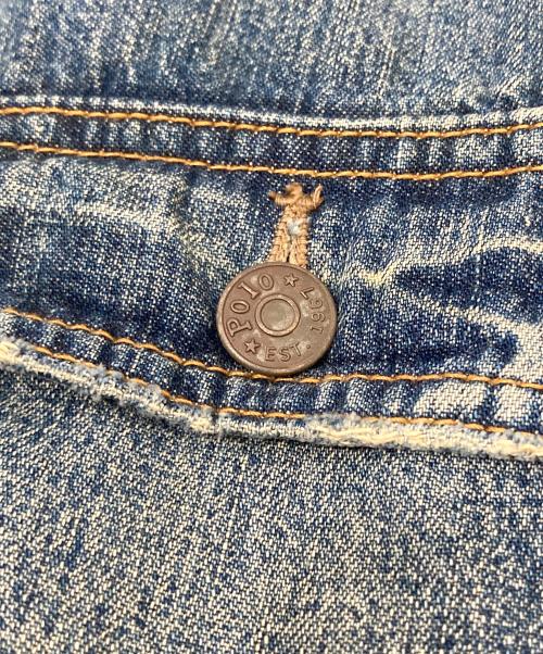 POLO RALPH LAUREN（ポロ・ラルフローレン）POLO RALPH LAUREN (ポロ・ラルフローレン) Type 2 Denim Tracker Jacket　タイプ2デニムトラッカージャケット インディゴ サイズ:Mの古着・服飾アイテム