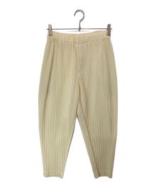 HOMME PLISSE ISSEY MIYAKE（オム プリッセ イッセイ ミヤケ）の古着「MC JULY PANTS　エムシージュライパンツ」｜アイボリー