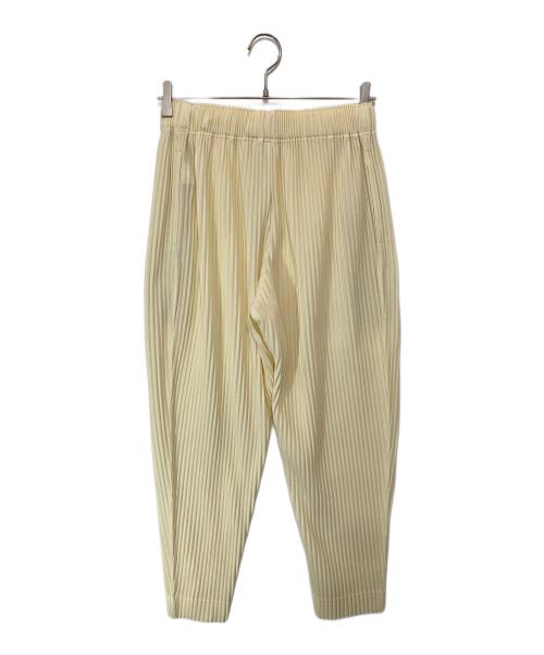 HOMME PLISSE ISSEY MIYAKE（オム プリッセ イッセイ ミヤケ）HOMME PLISSE ISSEY MIYAKE (オム プリッセ イッセイ ミヤケ) MC JULY PANTS　エムシージュライパンツ アイボリー サイズ:1の古着・服飾アイテム