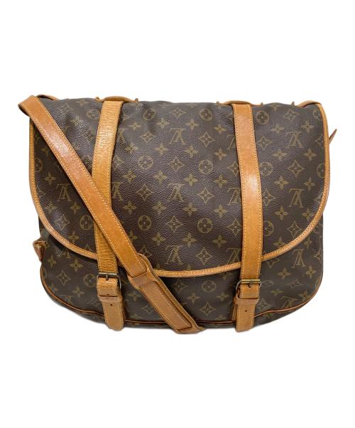 LOUIS VUITTON（ルイ ヴィトン）LOUIS VUITTON (ルイ ヴィトン) ショルダーバッグ　ソミュール43 ブラウン・ベージュの古着・服飾アイテム