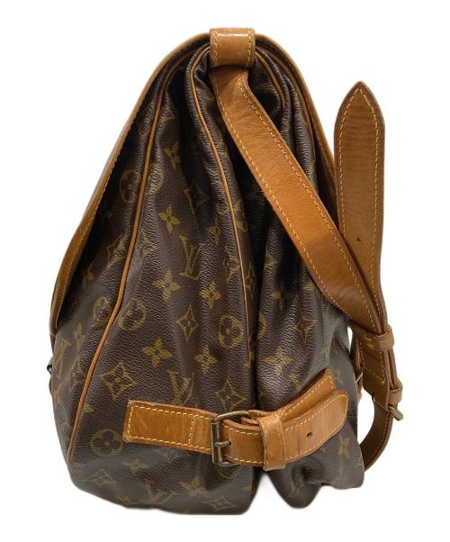 LOUIS VUITTON（ルイ ヴィトン）LOUIS VUITTON (ルイ ヴィトン) ショルダーバッグ　ソミュール43 ブラウン・ベージュの古着・服飾アイテム