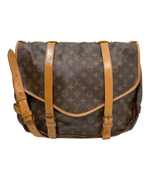 LOUIS VUITTON（ルイ ヴィトン）LOUIS VUITTON (ルイ ヴィトン) ショルダーバッグ　ソミュール43 ブラウン・ベージュの古着・服飾アイテム