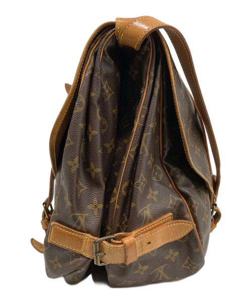 LOUIS VUITTON（ルイ ヴィトン）LOUIS VUITTON (ルイ ヴィトン) ショルダーバッグ　ソミュール43 ブラウン・ベージュの古着・服飾アイテム
