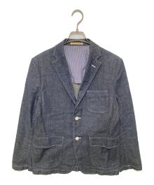 COMME des GARCONS HOMME（コムデギャルソン オム）の古着「段返しインディゴジャケット」｜インディゴ
