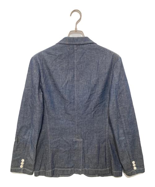 COMME des GARCONS HOMME（コムデギャルソン オム）COMME des GARCONS HOMME (コムデギャルソン オム) 段返しインディゴジャケット インディゴ サイズ:Sの古着・服飾アイテム