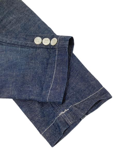 COMME des GARCONS HOMME（コムデギャルソン オム）COMME des GARCONS HOMME (コムデギャルソン オム) 段返しインディゴジャケット インディゴ サイズ:Sの古着・服飾アイテム