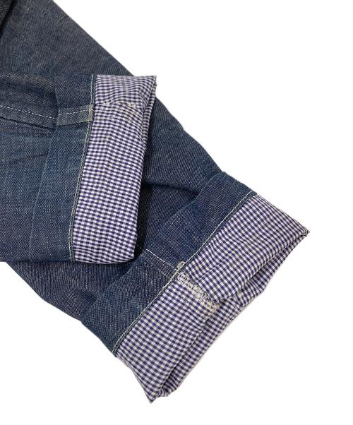 COMME des GARCONS HOMME（コムデギャルソン オム）COMME des GARCONS HOMME (コムデギャルソン オム) 段返しインディゴジャケット インディゴ サイズ:Sの古着・服飾アイテム