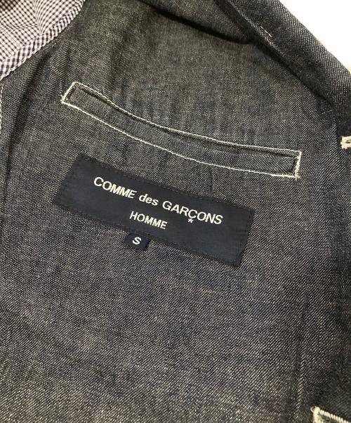 COMME des GARCONS HOMME（コムデギャルソン オム）COMME des GARCONS HOMME (コムデギャルソン オム) 段返しインディゴジャケット インディゴ サイズ:Sの古着・服飾アイテム
