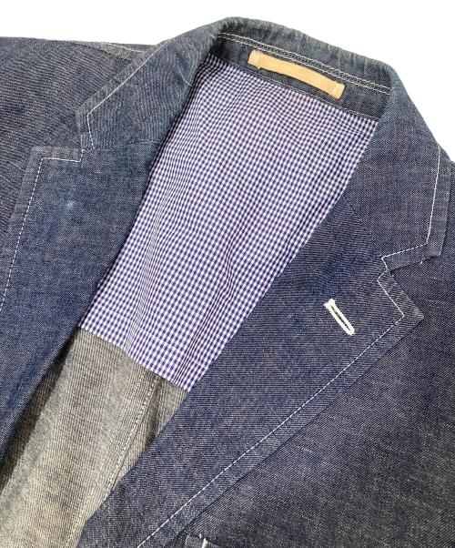 COMME des GARCONS HOMME（コムデギャルソン オム）COMME des GARCONS HOMME (コムデギャルソン オム) 段返しインディゴジャケット インディゴ サイズ:Sの古着・服飾アイテム
