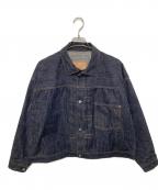 SAINT MICHAEL×Ber Ber Jinセントマイケル×ベルベルジン）の古着「26SS BBJ DENIM JACKET SM-MK8-0000-C45 コラボレーション デニムジャケット 大戦モデル Tバック セルビッジデニム」｜インディゴ