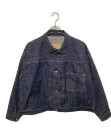 SAINT MICHAEL×Ber Ber Jin（セントマイケル×ベルベルジン）の古着「26SS BBJ DENIM JACKET SM-MK8-0000-C45 コラボレーション デニムジャケット 大戦モデル Tバック セルビッジデニム」｜インディゴ
