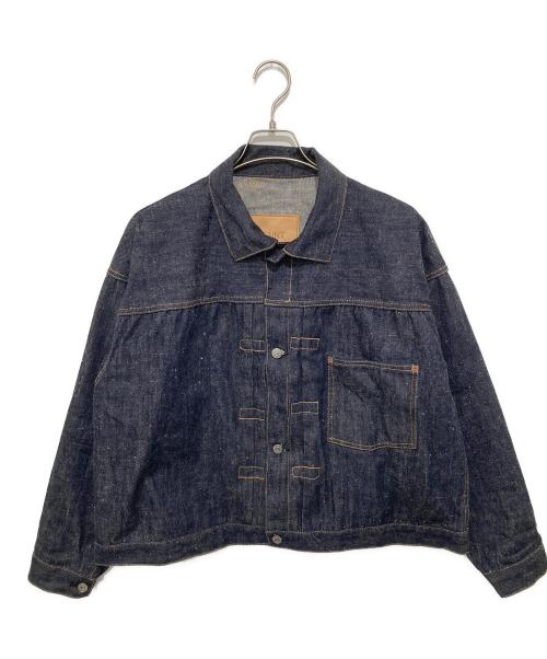 SAINT MICHAEL（セントマイケル）SAINT MICHAEL Ber Ber Jin 26SS BBJ DENIM JACKET SM-MK8-0000-C45 コラボレーション デニムジャケット 大戦モデル Tバック セルビッジデニム インディゴ サイズ:48の古着・服飾アイテム