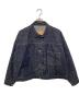 SAINT MICHAEL（セントマイケル）の古着「26SS BBJ DENIM JACKET SM-MK8-0000-C45 コラボレーション デニムジャケット 大戦モデル Tバック セルビッジデニム」｜インディゴ