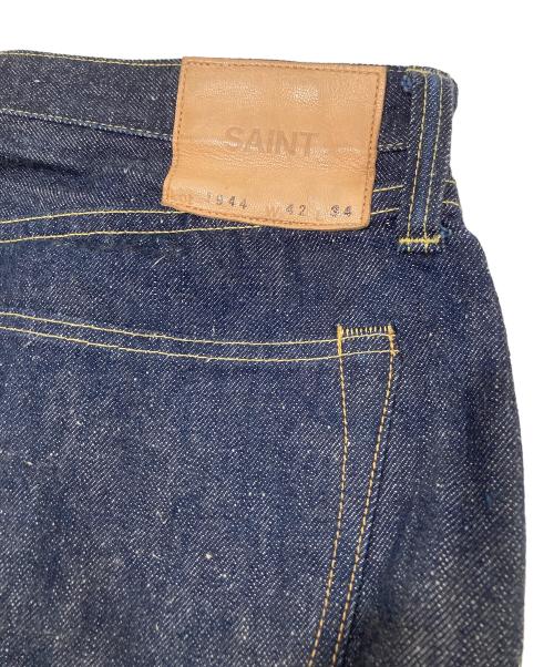 SAINT MICHAEL（セントマイケル）SAINT MICHAEL Ber Ber Jin (ベルベルジン) 26SS BBJ DENIM PANTS SM-MK8-0000-C46 コラボレーション・リジッドデニムパンツ セルビッジデニム インディゴ サイズ:42の古着・服飾アイテム