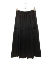 ENFOLD（エンフォルド）の古着「ORIGAMI SKIRT」｜ブラック