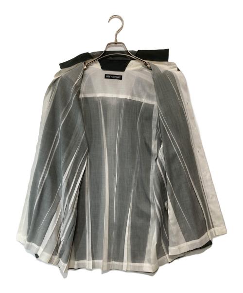 ISSEY MIYAKE（イッセイミヤケ）ISSEY MIYAKE (イッセイミヤケ) プリーツシャツ　ME61FJ013 グリーン サイズ:2の古着・服飾アイテム