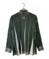 ISSEY MIYAKE (イッセイミヤケ) プリーツシャツ　ME61FJ013 グリーン サイズ:2：16000円