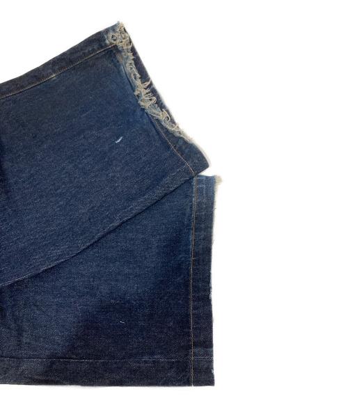 DRIES VAN NOTEN（ドリスヴァンノッテン）DRIES VAN NOTEN (ドリスヴァンノッテン) タック ワイドデニム　231-165 インディゴ サイズ:29の古着・服飾アイテム