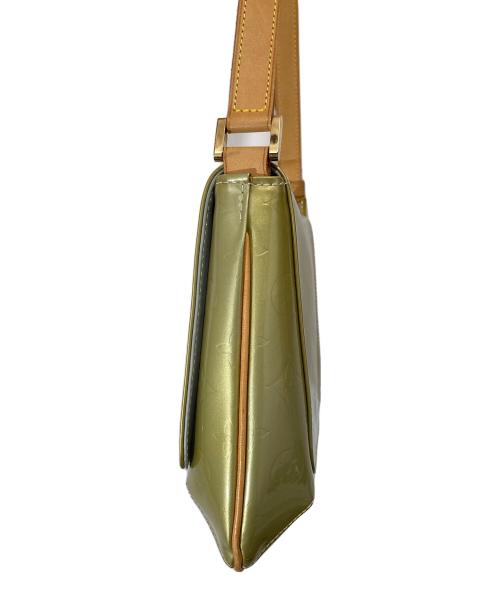 LOUIS VUITTON（ルイ ヴィトン）LOUIS VUITTON (ルイ ヴィトン) M91071 モノグラム・ヴェルニ ワンショルダーバッグ トンプソン・ストリート 黄緑の古着・服飾アイテム